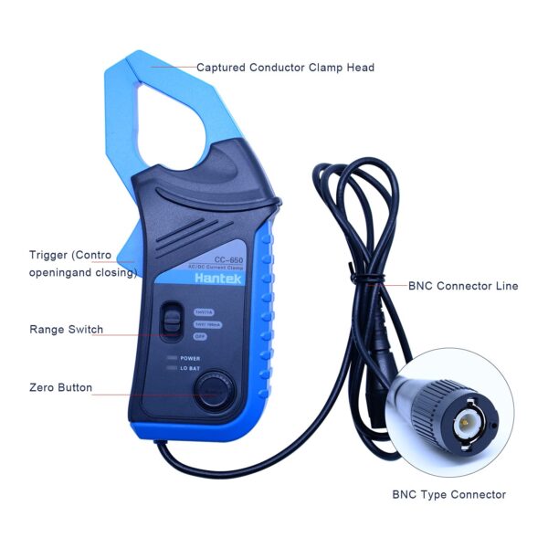 CC-650 Pinza Amperimétrica HANTEK para Osciloscopio - Imagen 3
