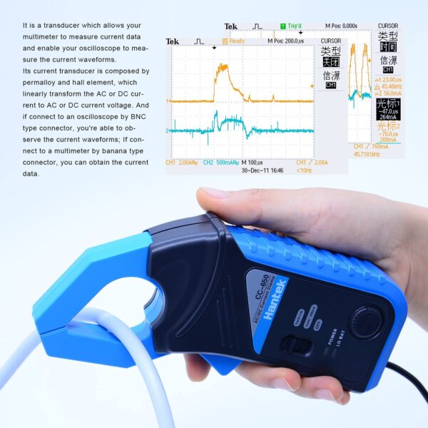 CC-650 Pinza Amperimétrica HANTEK para Osciloscopio - Imagen 2