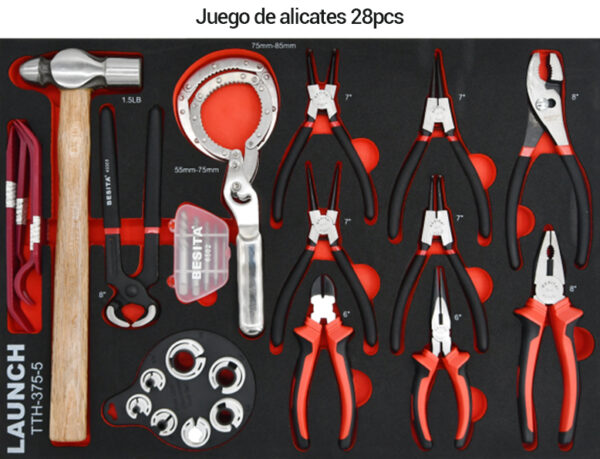 Caja de herramientas mecánicas de 375 piezas - Imagen 7