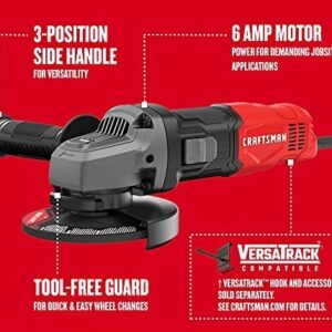 CMEG100 Amoladora 4 1/2" 720W 1HP 6A 120V Craftsman - Imagen 3