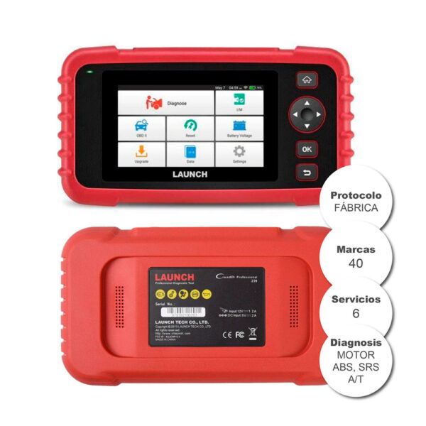Equipo de diagnosis semiprofesional Launch CR239