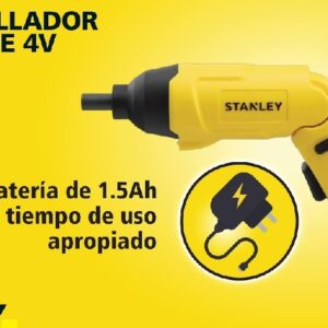 SCS4KB3 Atornillador Inalámbrico 4V 1AMP 1/4 Stanley - Imagen 2