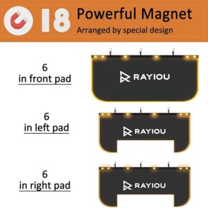 B07BX7QJHY Kit de protector de guardafango 3 piezas RAYIOU - Imagen 4