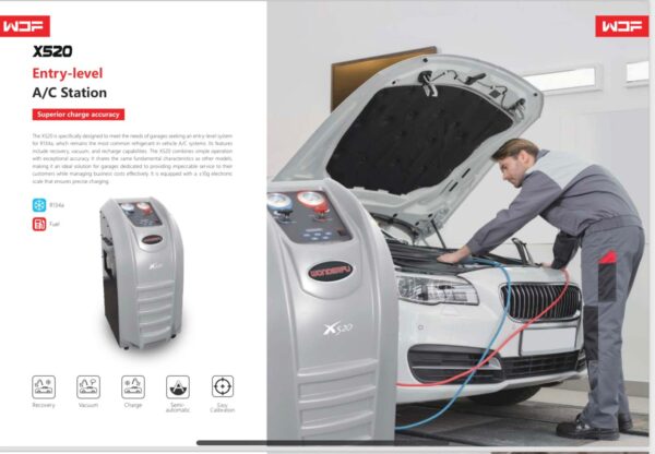 Máquina recicladora de aire acondicionado semi automática WOF Modelo X520 - Imagen 2