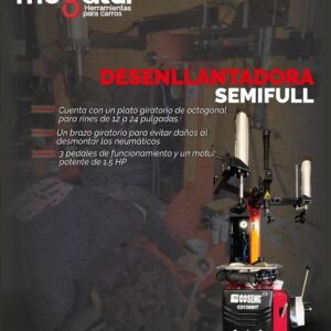 Desenllantadora Semifull Coseng C213GBIT – Semiprofesional con Sistema de impulso de aire (110V)