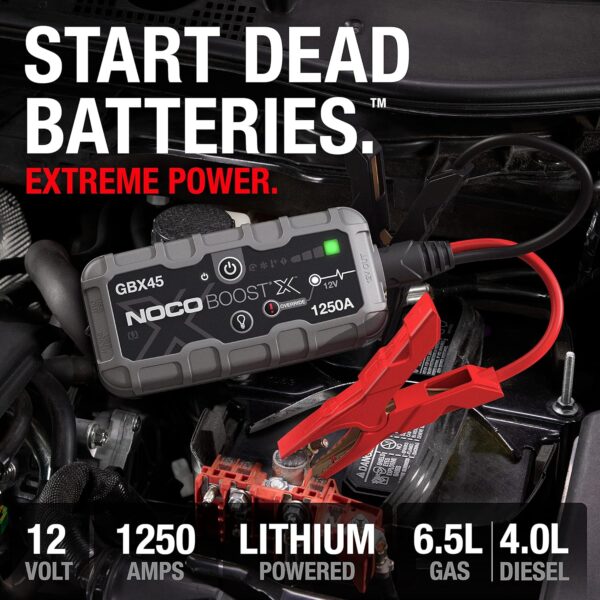 Arrancador de Batería NOCO Boost X GBX45 1250A – 12V - Imagen 2
