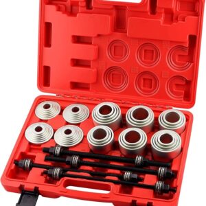 D100124 Kit Universal de Extractor e Instalador de Bujes y Rodamientos con Estuche