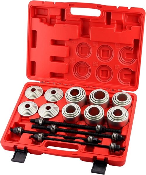 D100124 Kit Universal de Extractor e Instalador de Bujes y Rodamientos con Estuche