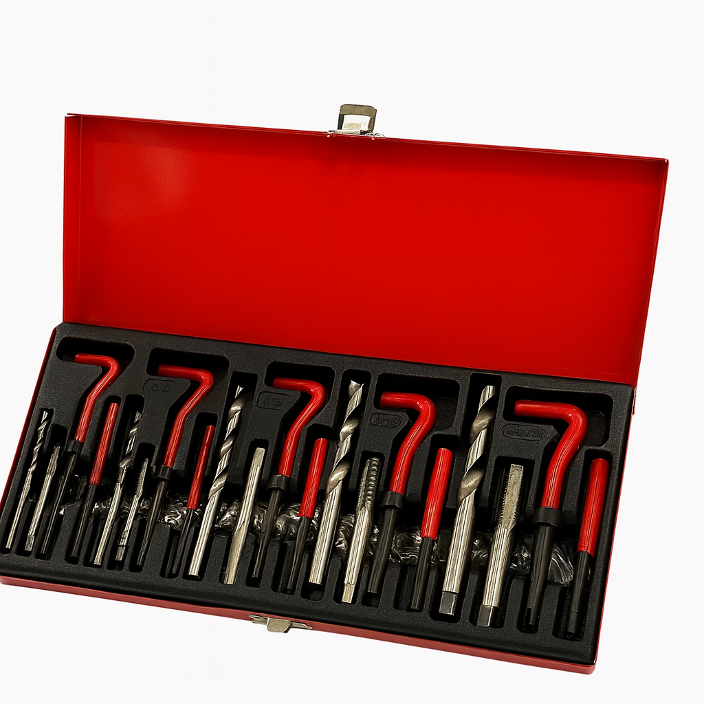 D100121 Kit Profesional de Reparación de Roscas Helicoidales en Estuche Metálico