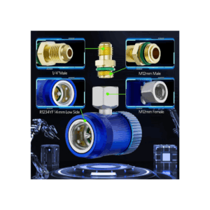 A100132 Adaptador de Conexión R1234yf Lado Bajo con Múltiples Roscas AUTOTOP