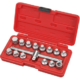 JUEGO DE DADOS 21 PZ 3/8 TAPON ACEITE AUTOPOP D100163