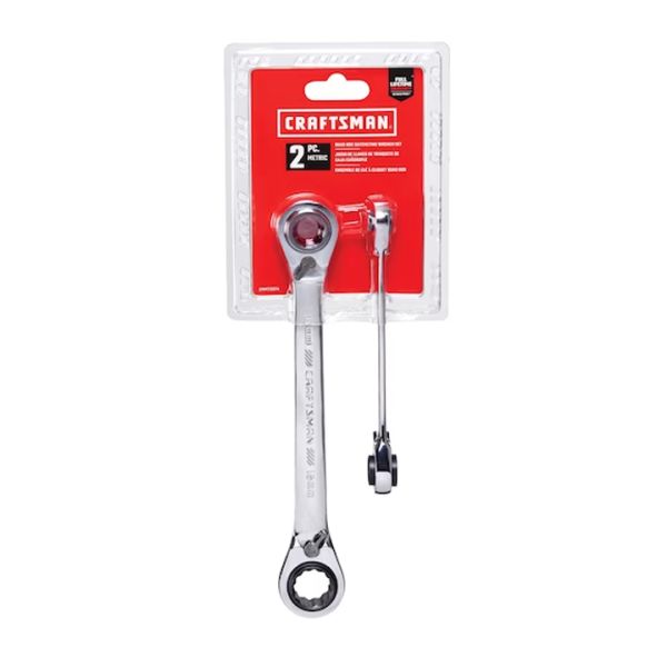 LLAVE CORONA RATCHET 2PZS 4 EN 1 8-19MM CRAFTSMAN CMMT12074 - Imagen 2