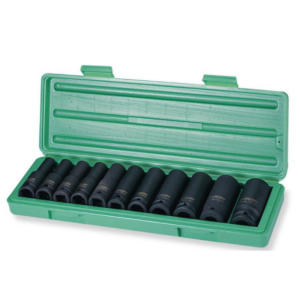 JUEGO DADOS IMPACTO 1/2" PULGADAS 11PZAS JONNESWAY S03AD4211S