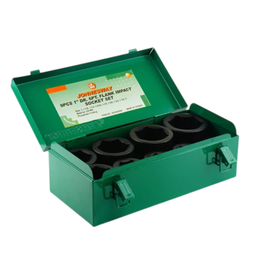 JUEGO DADOS IMPACTO 9PZAS MANDO 1" JONNESWAY S03A8209S