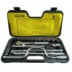 JUEGO DE DADOS MANDO DE 1/2 PULGADAS 27PCS 1/4 A 1-1/4 STANLEY 86505